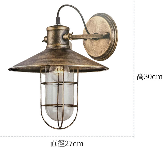 復古工業風油燈造型壁燈 美式吧檯/樓梯/走道/走廊燈, 古銅壁燈