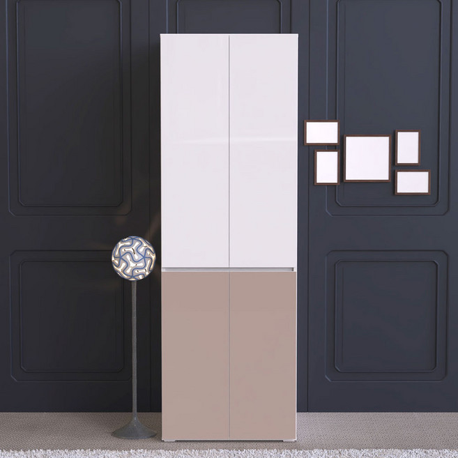 소코 600 주방수납장 속깊은 부엌장 팬트리 받침대, 소코600기본형광폭수납장/브라운