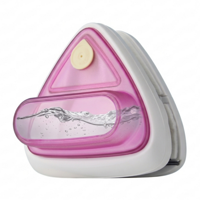 주브러쉬 자석 창문닦이 유리두께 8-15mm 외창 청소, 퍼플, 1개