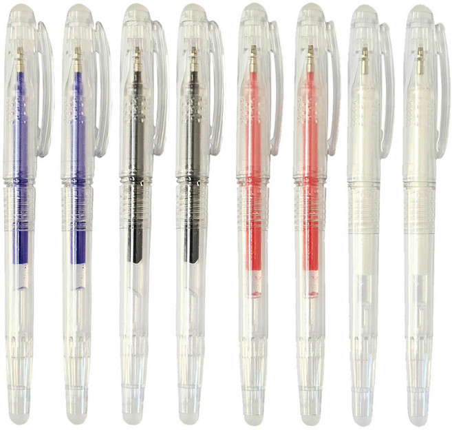 아이롱펜 열펜 다리미펜 열에지워지는펜, 혼합, 8개