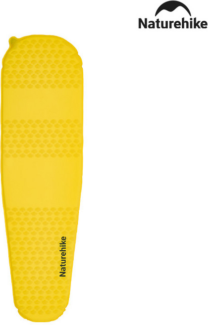 네이처하이크 UL R3.6 자충 매트 3.5 싱글 스퀘어/머미, 옐로우