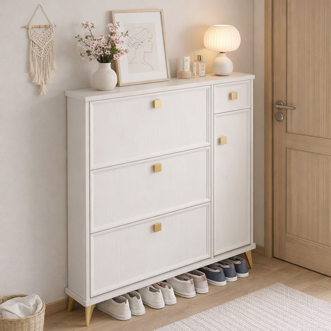 현관 다용도 수납 신발장 아파트 원룸 신발정리대 서랍수납장, M01 800*180*1180(mm), 3단