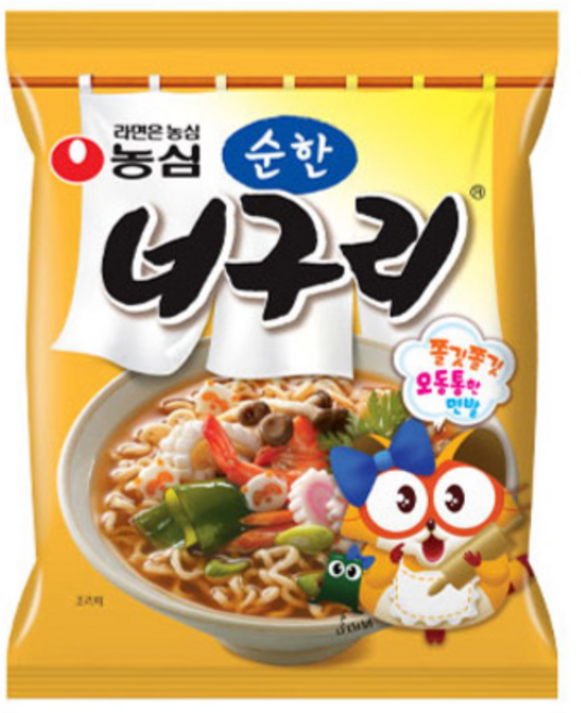 농심 너구리 순한맛 120g, 1개