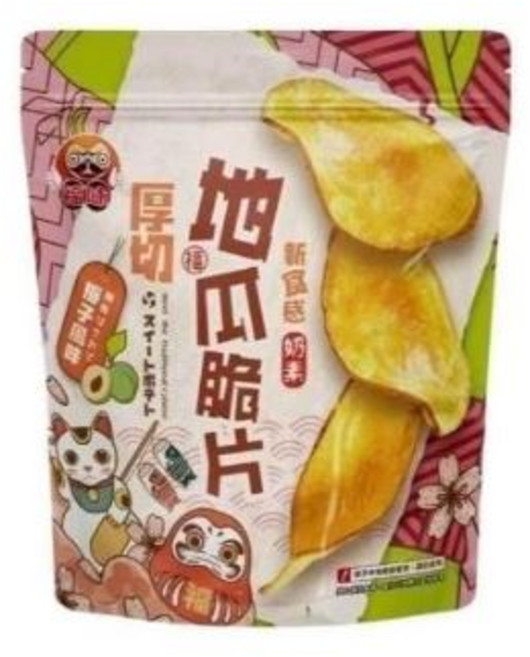 福記 厚切地瓜脆片 梅風味, 140g, 12個