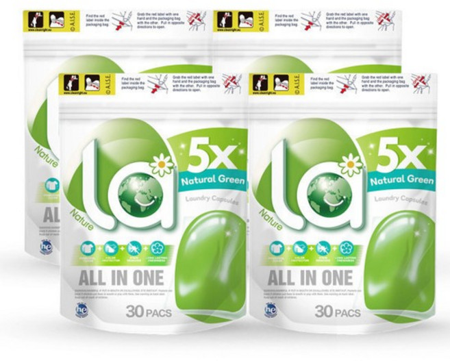 캡슐세제 그린 30개입 4팩 (총 120개입), 4개