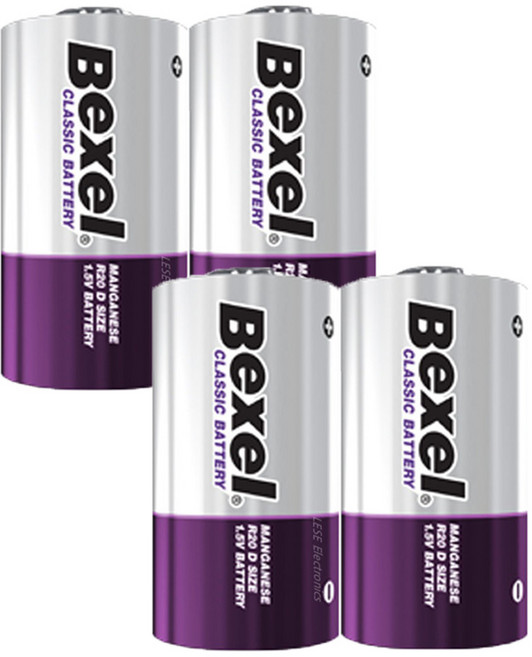 벡셀 망간 D형 건전지, 2개, 2개입