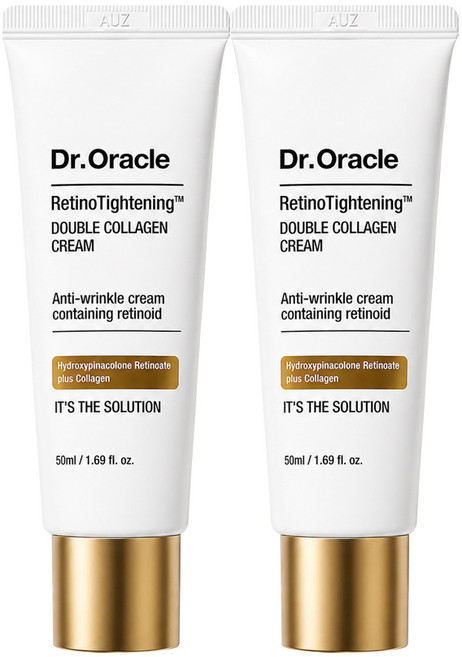 닥터오라클 레티놀 레티노타이트닝 더블 더마 콜라겐 저자극 크림, 2개, 50ml