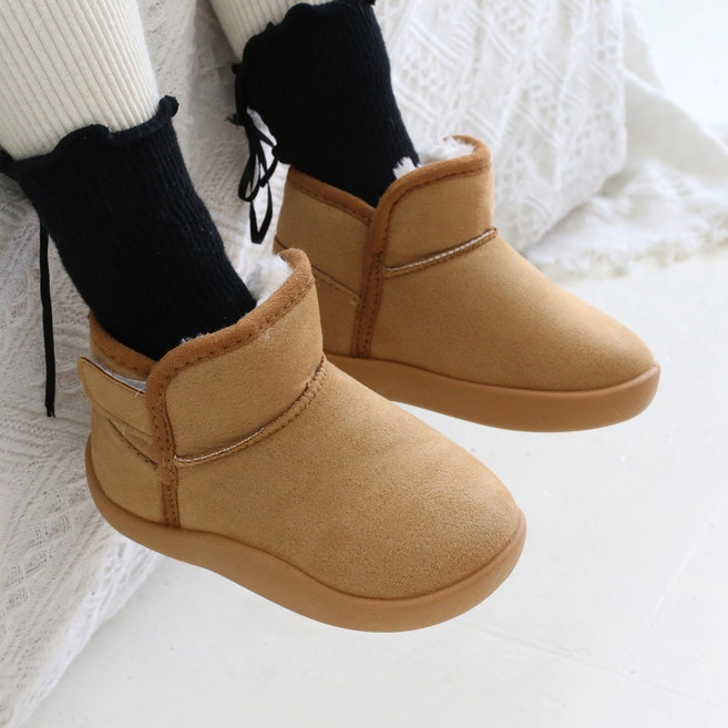 바이시유 키즈부츠 아동 털 안감 겨울 유아 부츠 방한화 신발 타타