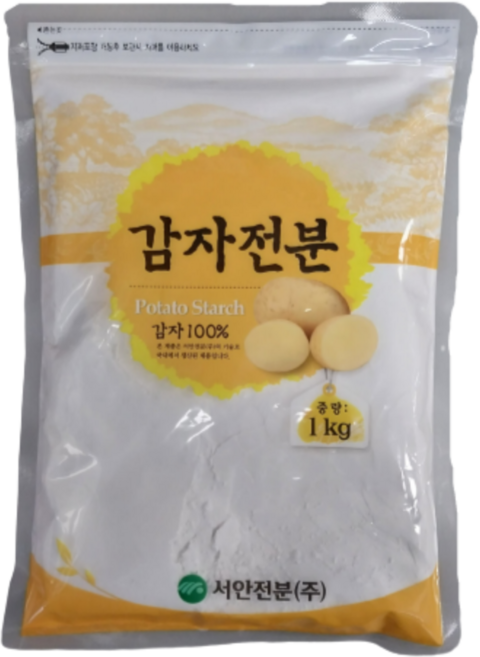 서안감자 감자전분 1kg 100% 가정용 소용량, 1개
