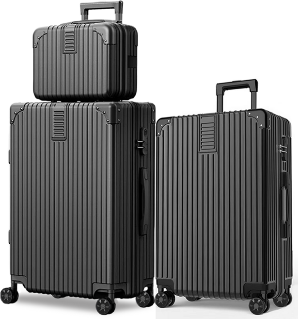 캐퍼트 남녀공용 여행용 기내용 하드캐리어 [AS 3년], 블랙