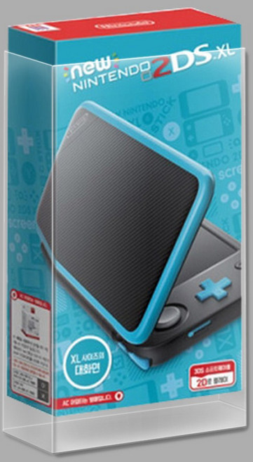 호환 뉴 닌텐도 2DS XL LL 박스 프로텍터 투명케이스 보관 디스플레이 보호 스킨 커버, 1개, n1460 뉴 닌텐도 2DS XL LL 박스 프로텍터, 투명