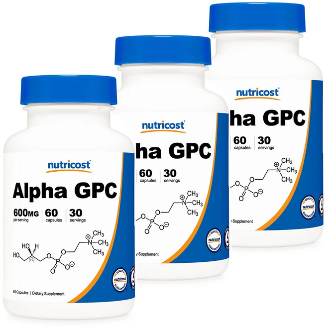 뉴트리코스트 알파 GPC 600mg, 60정, 3개 - 쿠팡