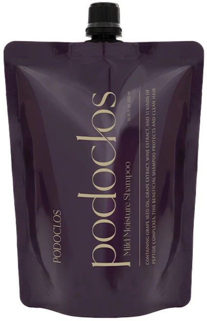 포도클로스 [모발윤기/볼륨강화]마일드 모이스처 샴푸 500ml (리필용), 1개 - 쿠팡