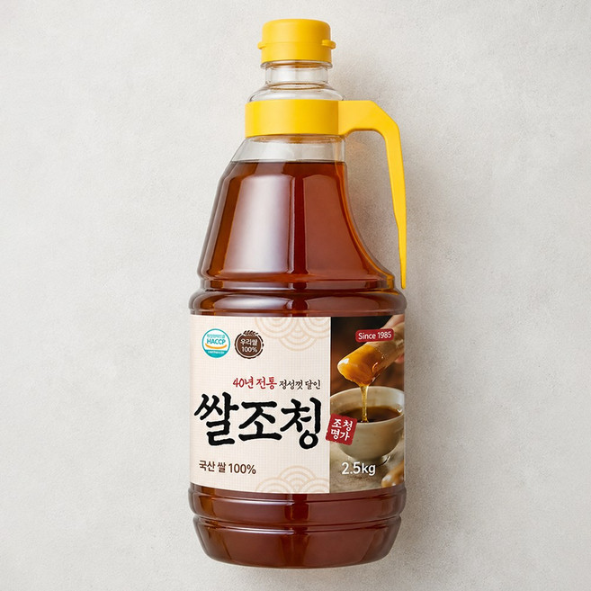 전통방식제조 국산 쌀조청 2.5kg 쌀엿 물엿 고추장재료, 1개