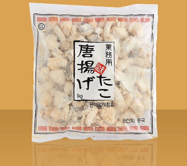 일본 문어 가라아게 오징어 튀김 1kg, 1개