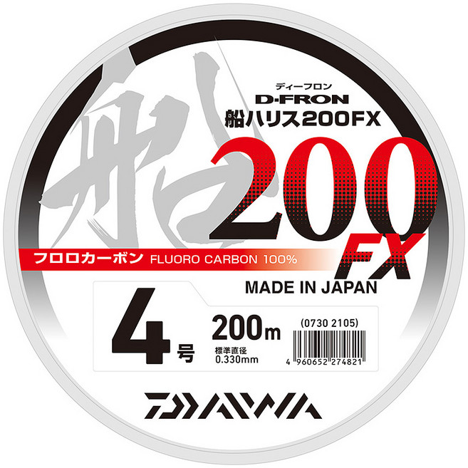 다이와 디프론 후네 하리스 200FX 카본라인, 1개