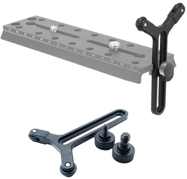 카메라 확장 렌즈 지지대 Y형 브래킷 높이 조절 가능 DJI RS3 짐벌 플레이트 시스템 마운트 액세서리, 01 빠른