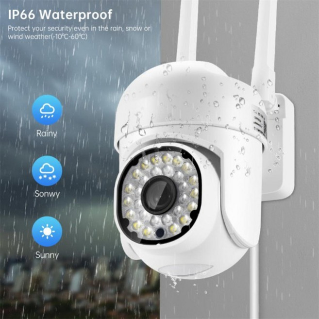 YI IoT WiFi IP 카메라 4X 줌 야외 감시 컬러 나이트 비전 Ai 인간 감지 CCTV 미니 홈 보안, 02 Camera Add 128GB, 02 미국 플러그