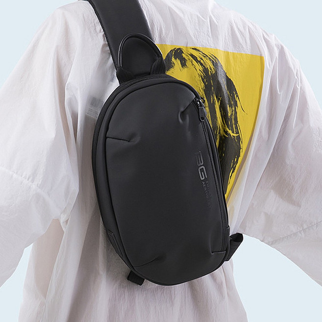 BANGE 남자 여행용 슬림 슬링백 미니 크로스백 작은 앞으로매는가방 BG 7306