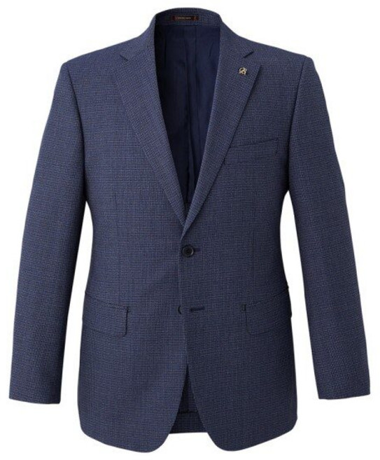 인디안 BRUNO BAFFI 조직감 블루 슬림핏 정장자켓-MANGAXS2111