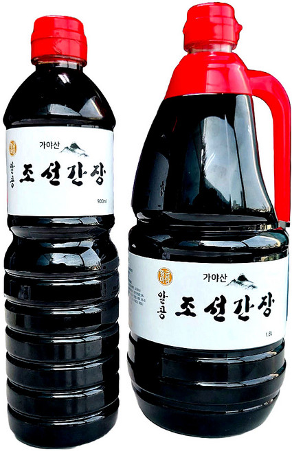 깊고 부드러운맛 5년 숙성 가야산 알콩 조선간장, 1개, 1.8L