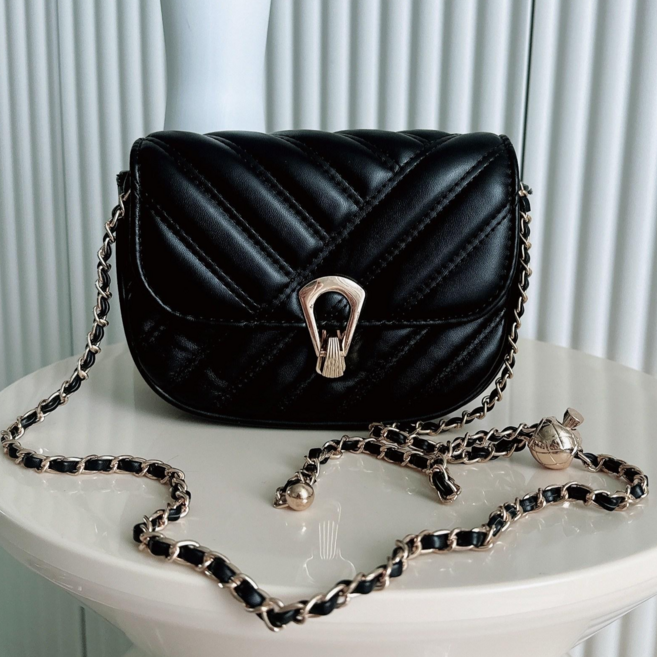 힐올 여성 미니 체인 크로스백