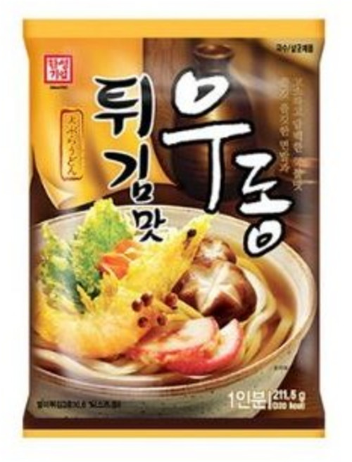 한성기업 튀김맛 우동, 211.5g, 25개