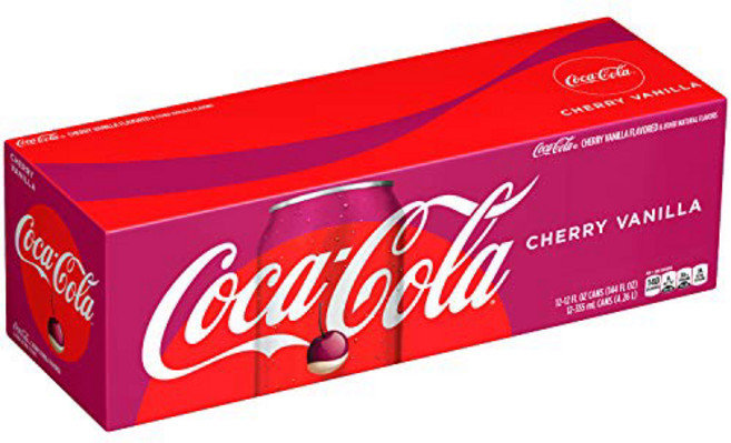 Coca-Cola Coke Cherry Vanilla 12 Fl Oz (Pack of 12) 코카콜라 콜라 체리 바닐라 12 Fl Oz (12팩), 1개, 1ml, 1개
