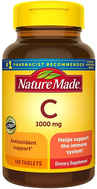네이처메이드 C 비타민 1000mg 타블렛, 1개, 100정 - 쿠팡