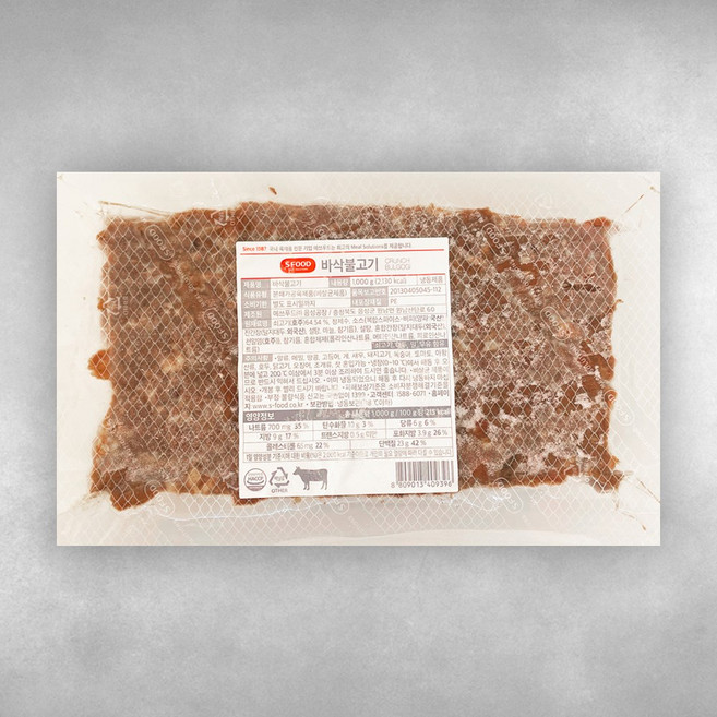에쓰푸드 바삭불고기 (1000g), 1개, 1kg