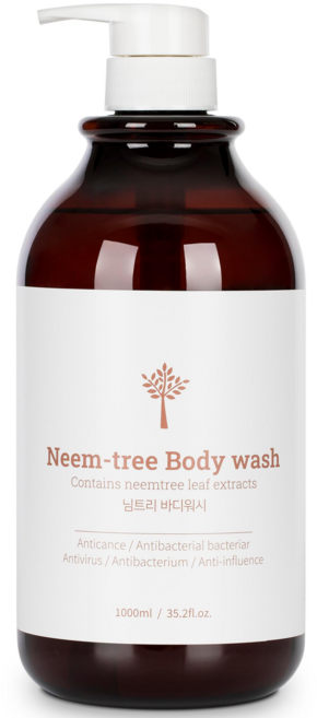 어성초함유 아토 대용량 여드름 등드름 건성 습진 케어, 1개, 1000L, 님트리 바디워시 1000ML