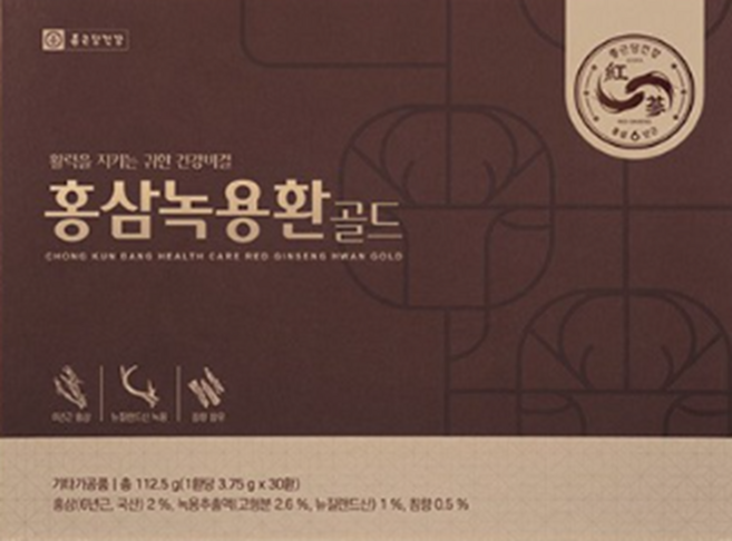 종근당건강 홍삼녹용환 골드 30p, 112.5g, 1개