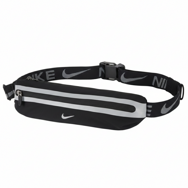 나이키 슬림 웨이스트백 4.0 런닝 등산 힙색 벨트 25년 신상품, 블랙, 1개
