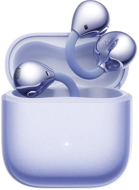 SOULBOOM 오픈형 블루투스 이어폰 클립형 고음질 무선 이어폰 c타입 초경량 귀맞춤 디자인, 퍼플, M169