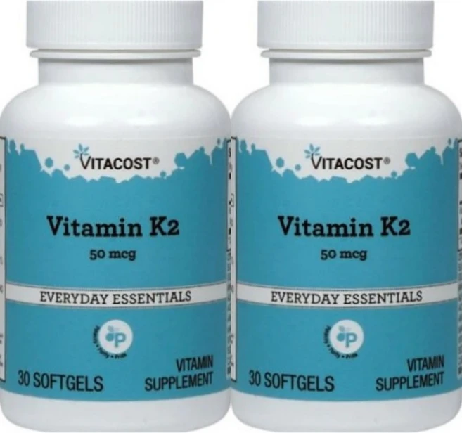 비타코스트 비타민 K2 50mcg, 2팩, 30정 - 쿠팡