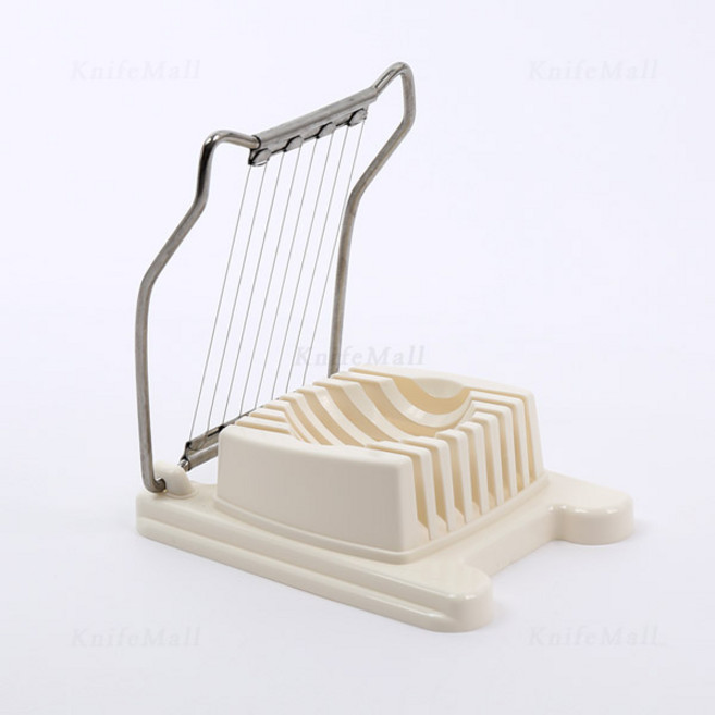 일본 미넥스 계란 커터기 에그 슬라이서 절단기, 아이보리, 1개