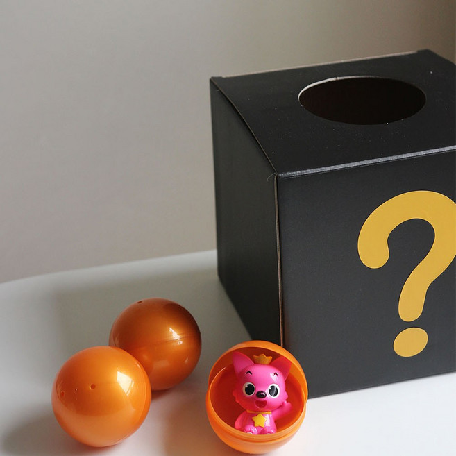 궁금이 캡슐 럭키 박스 뽑기 통 상자 [3type 제비 비밀 게싱 뽑기상자 물음표 궁금 다용도 응모함 추첨함 뽑기함 촉감 오감 놀이], 1. 궁금이상자 단품, 단품, 1개