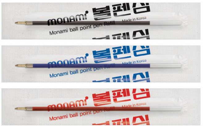 모나미 153 영심 리필 0.7mm 12입, 블루, 12세트