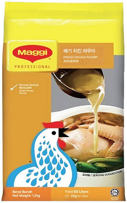 매기 치킨 플레이버 스톡, 2개, 1.2kg