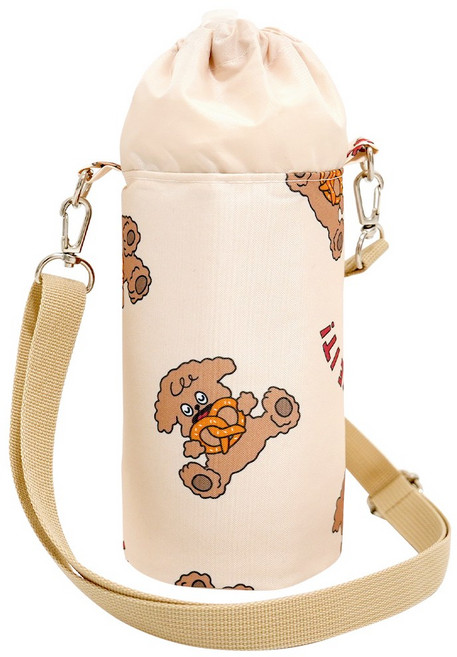 아이주 물통 가방 텀블러 물병 파우치 주머니 보온병 야외 소풍 준비물, 1개, 프레첼