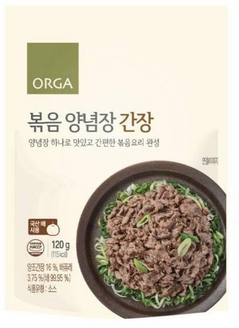 올가홀푸드 볶음양념장 간장, 120g, 2개