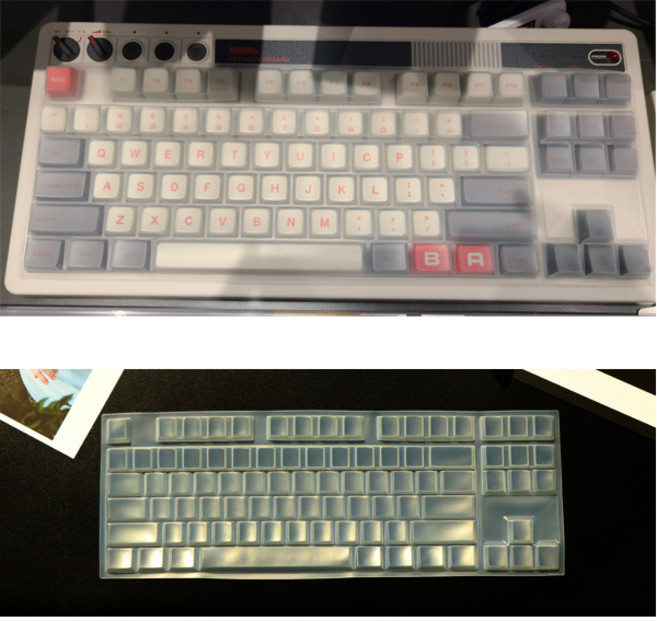 와이케이몰 8BitDo 레트로 키보드 키스킨 고탄력 고급 TPU 방수 키보드 커버, 1개