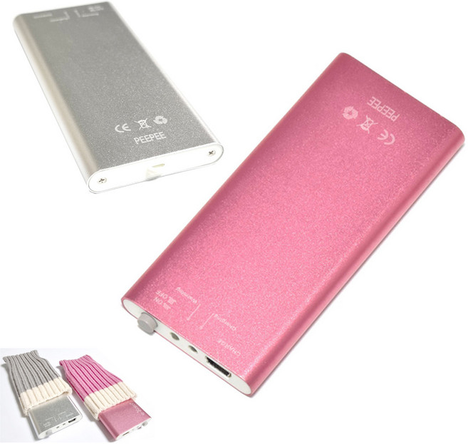 peepee 충전식 손난로 양면발열 충전케이블 파우치포함 초경량 42g USB충전 전자핫팩, 핑크메탈, 1개