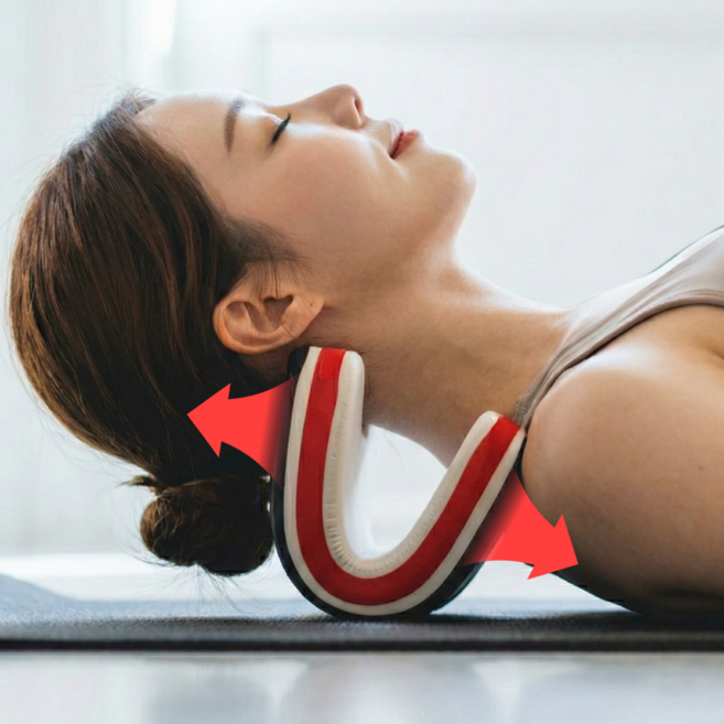 리즈앤모어 목스트레칭기구 홈스트레칭 넥스트레처, 1개