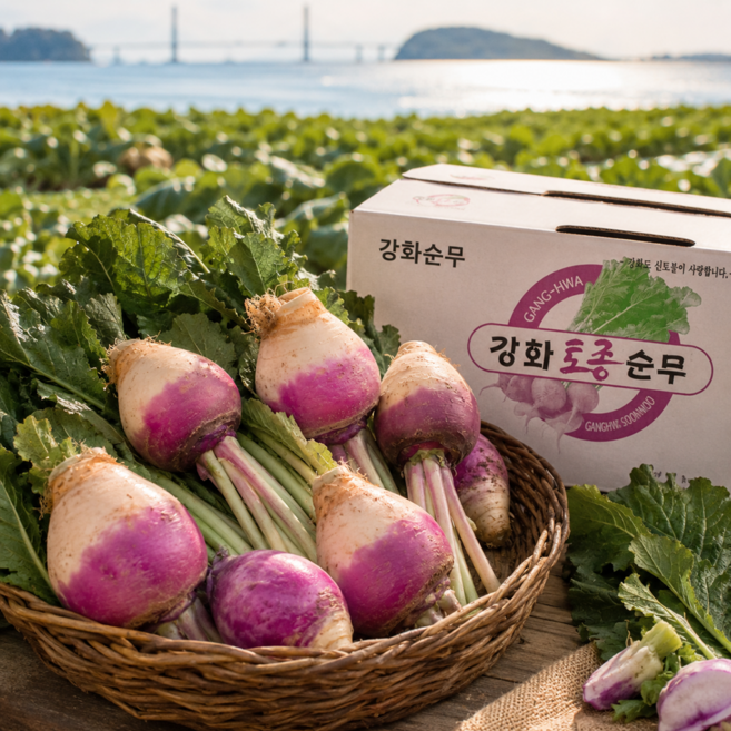 [2026년 봄] 강화도 국산 아삭하고 달큰한 봄 햇 순무, 1박스, 10kg