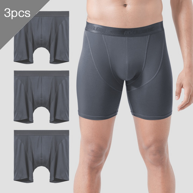 3개입 모달 브리프 남성 러닝 피트니스 레깅스 하이텐스 롱 스포츠 드로즈