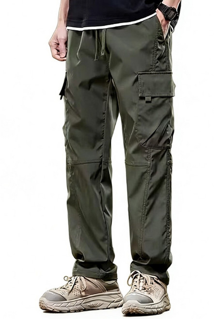 차쿠 남성 캐주얼 카고바지 낚시 아웃도어 카고팬츠 방수 방풍 멀티포켓 4계절 여름 겨울 기모 카고 바지 작업바지