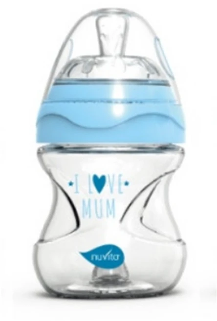 누비타 신생아 PP 젖병, 블루, 150ml, 1개 - 쿠팡