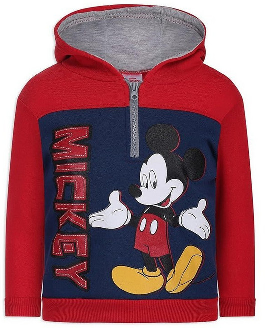 디즈니 남아용 맨투맨 후디 토이 스토리 미키 마우스 몬스터 주식회사 인크레더블 맥퀸 라이온 킹 강아지 곰돌이 푸 레드 5T