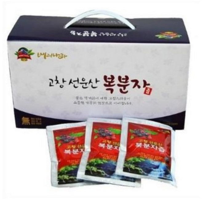 베리나라 고창 선운산 복분자즙, 100ml, 30개